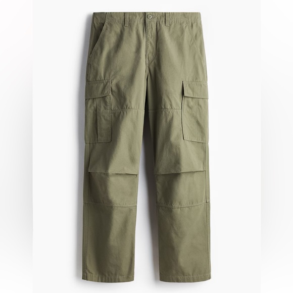 H&M Other - H&M Cotton Cargo pants green M